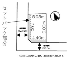 明石市二見町西二見の土地図