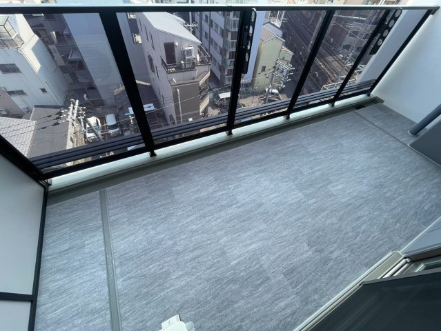 アーバネックス中崎町IIのバルコニー