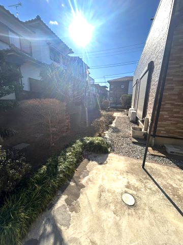 北本市東間２丁目　中古戸建の庭