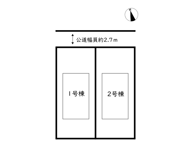 【区画図】 | 姫路市第1景福寺前／全2棟