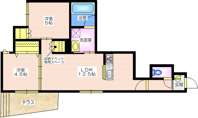 サンピアの間取り