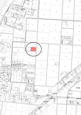 土地　茶屋新田2丁目の地図