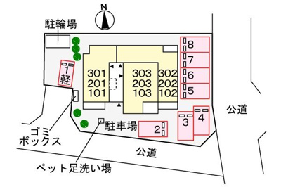 【駐車場】 | メゾンヴァンベール3