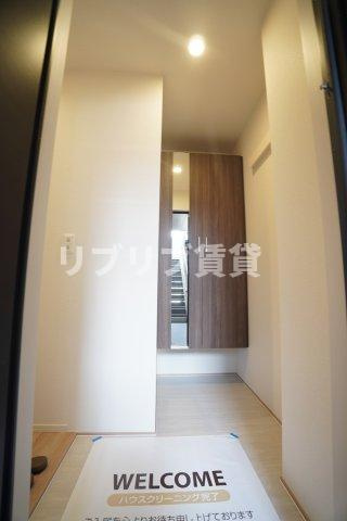 D-ROOM都賀２丁目ⅡーB棟の玄関