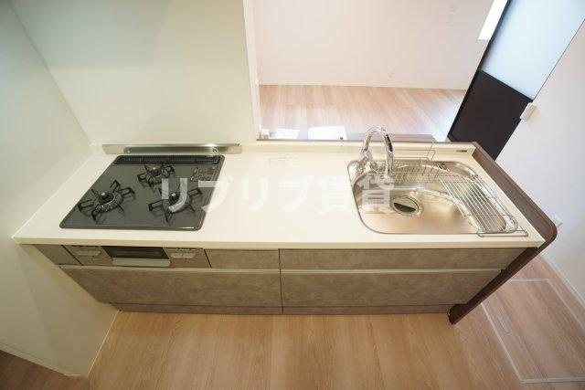 D-ROOM都賀２丁目ⅡーB棟のキッチン
