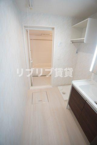 D-ROOM都賀２丁目ⅡーB棟の洗面所