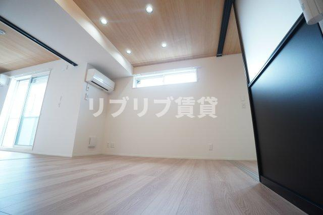 D-ROOM都賀２丁目ⅡーB棟の居間・リビング