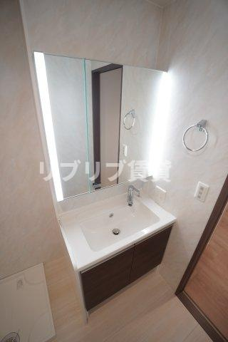 D-ROOM都賀２丁目ⅡーB棟の洗面所