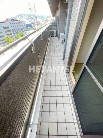 ハーバーサイト南山手のバルコニー