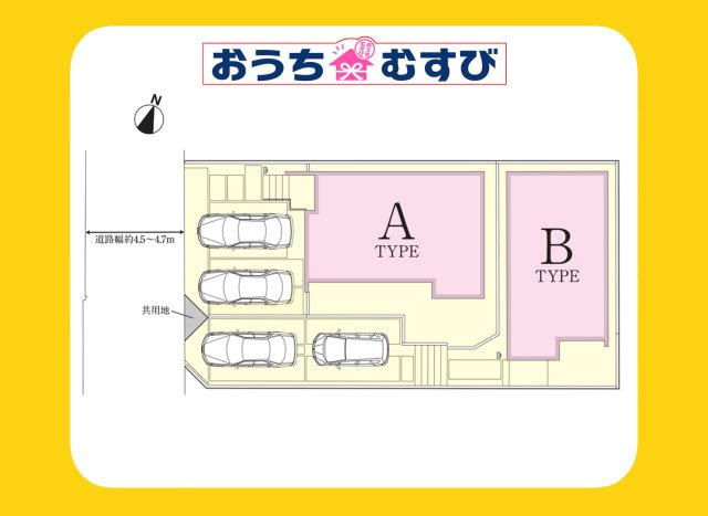 尾張旭市南新町白山（全2棟）の区画図
