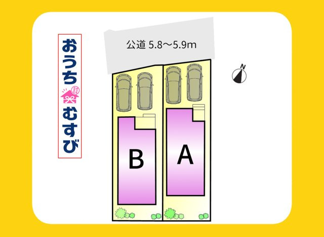 守山区川北町(全2棟)の区画図