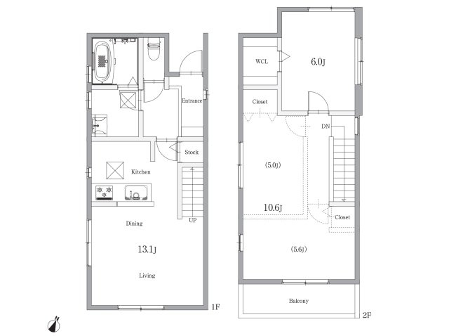 守山区川北町(全2棟)の間取り