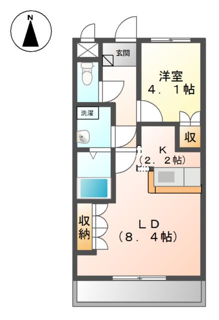 エルガーデンの間取り