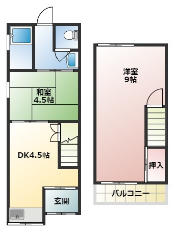 【間取り】 | 高見の里6丁目テラス