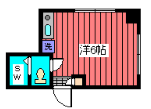 第一エクセルイン巣鴨の間取り
