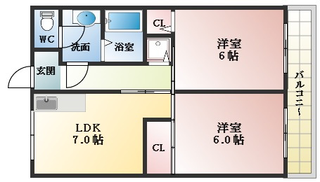 【間取り】 | アストメゾン沢田