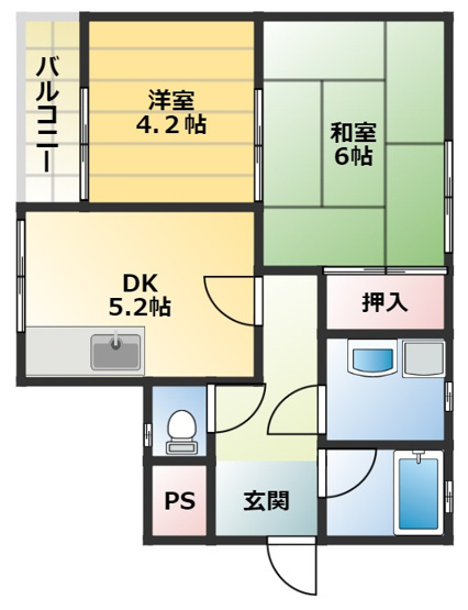 【間取り】 | さんさん藤井寺