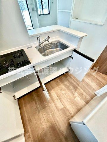 BLANCA IZUMIのキッチン|キッチン下収納