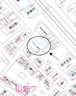 パラティ前本の地図