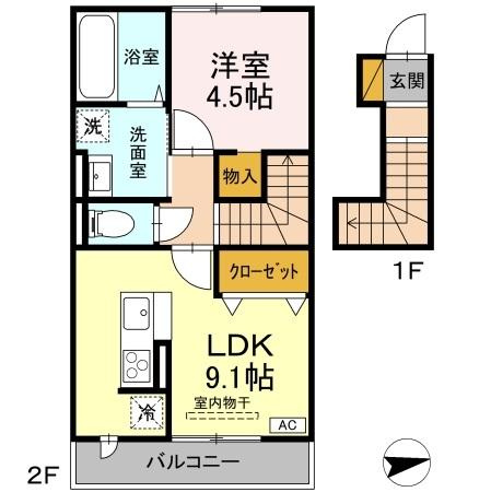 palacio Aの間取り