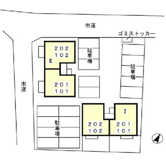 【区画図】 | パルモア Ⅰ・Ⅱ