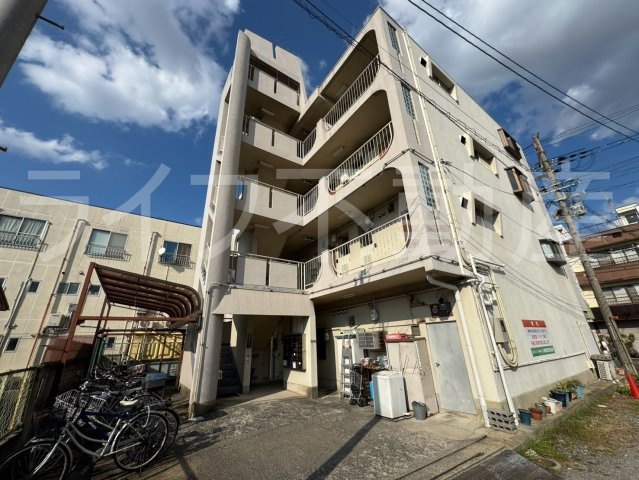 喜久マンションの外観|外観は落ち着いています