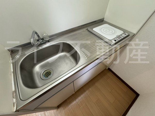 喜久マンションのキッチン|きれいなキッチンです