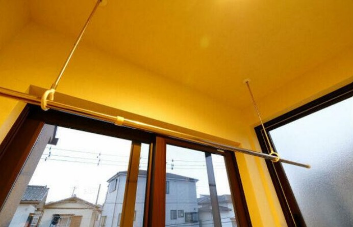 【中古】坂戸市石井中古住宅の設備|室内物干しです！