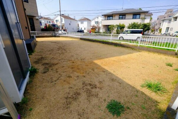 【中古】坂戸市石井中古住宅の庭|広々したお庭付き！自由に使えます！