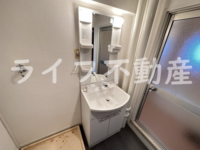 エステマール弥刀の独立洗面台|独立洗面台、朝の身支度には欠かせません