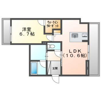 ソレイユコート中仙道の間取り