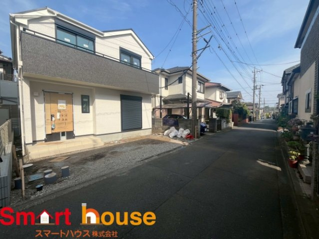 相模原市中央区緑が丘　新築1棟の前面道路含む現地写真