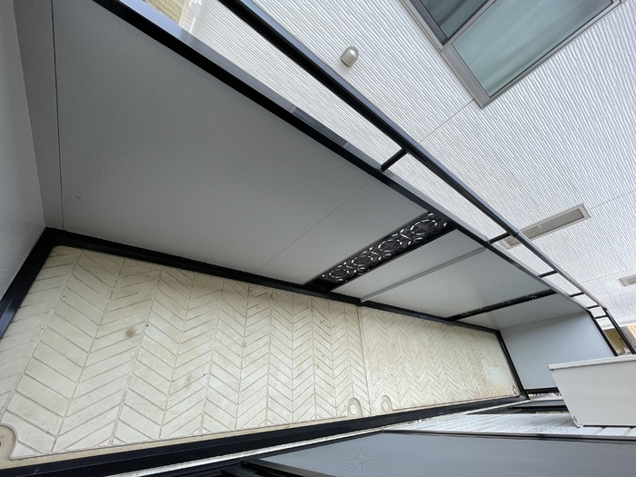 シャルマン上山のバルコニー