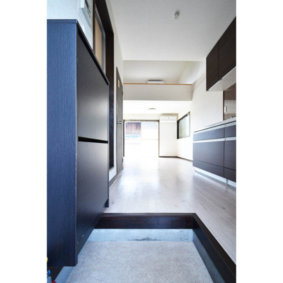 【玄関】 | シティベール高良内B棟 | シンプルで使いやすい玄関です