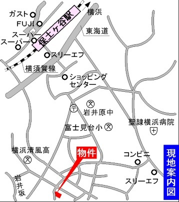 ドミール保土ヶ谷の地図|案内図