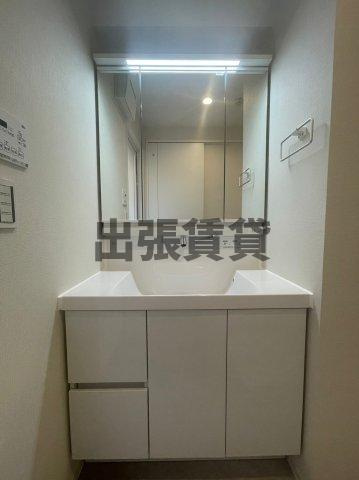 仲介手数料０円！ISM平安通の洗面所