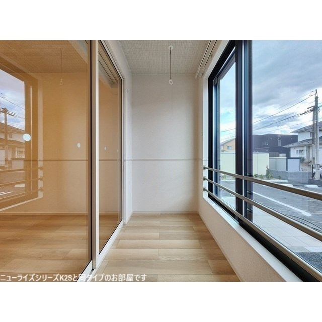 キャナルヴィレッジのバルコニー