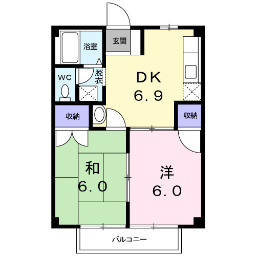 キャナルシティ壱番館の間取り