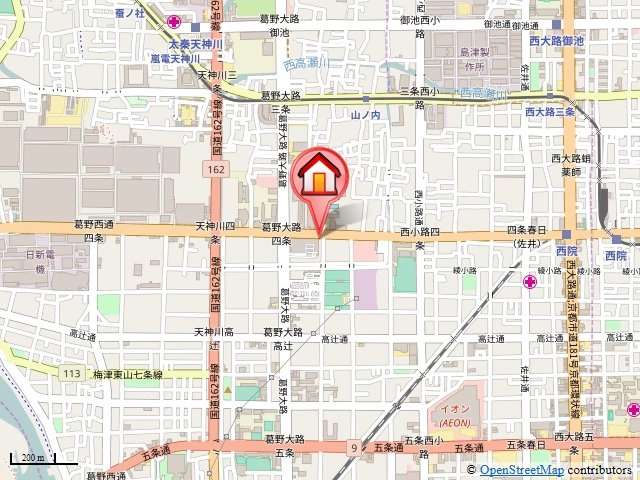 WEST-1（ウエストワン）の地図