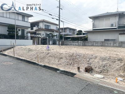 【外観】 | 神戸市須磨区横尾二丁目　建築条件無し土地 | ☆建築条件なし☆
お好きなハウスメーカーで建築できます！！
南東角地の為、陽当り通風良好♪