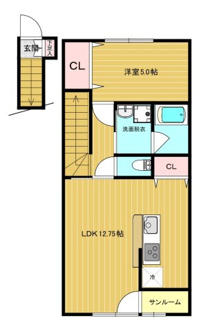 クリスタルステージⅡの間取り