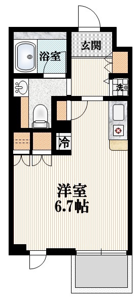 ベルヴュ国立の間取り|★オートロック付きマンション★申込受付中★
