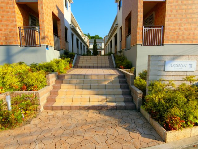 アルミック山荘のエントランス