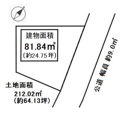 半田市一本木町1丁目の区画図