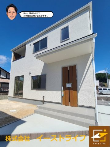 【新築戸建】　いわき市小名浜野田第2の外観|3号棟完成しました！いつでもご案内いたします！（担当：梶田）