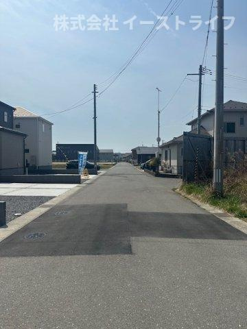 【新築戸建】　いわき市錦町蒲田第1の前面道路含む現地写真|北西側6.0ｍ前面道路