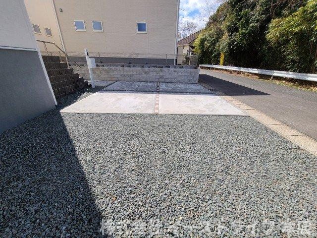 【新築戸建】　いわき市泉ヶ丘2丁目第3の駐車場|1号棟写真　カースペースです。