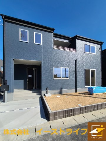 【新築戸建】　いわき市渡辺町第2の外観|2号棟外観写真　完成しました！随時ご案内いたします。お気軽にお問い合わせください。