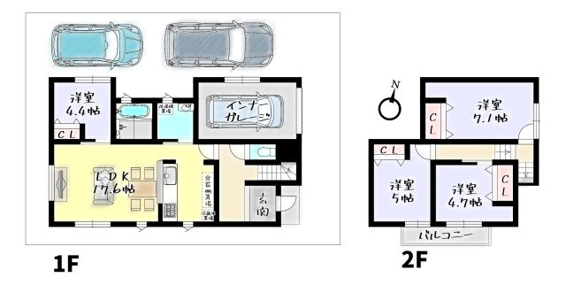 【間取り】の画像
