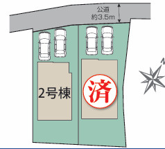 【区画図】 | 瀬谷区相沢6丁目新築戸建【3LDK+マルチスキップ/駐車2台可/住宅性能評価取得/瀬谷駅徒歩16分】